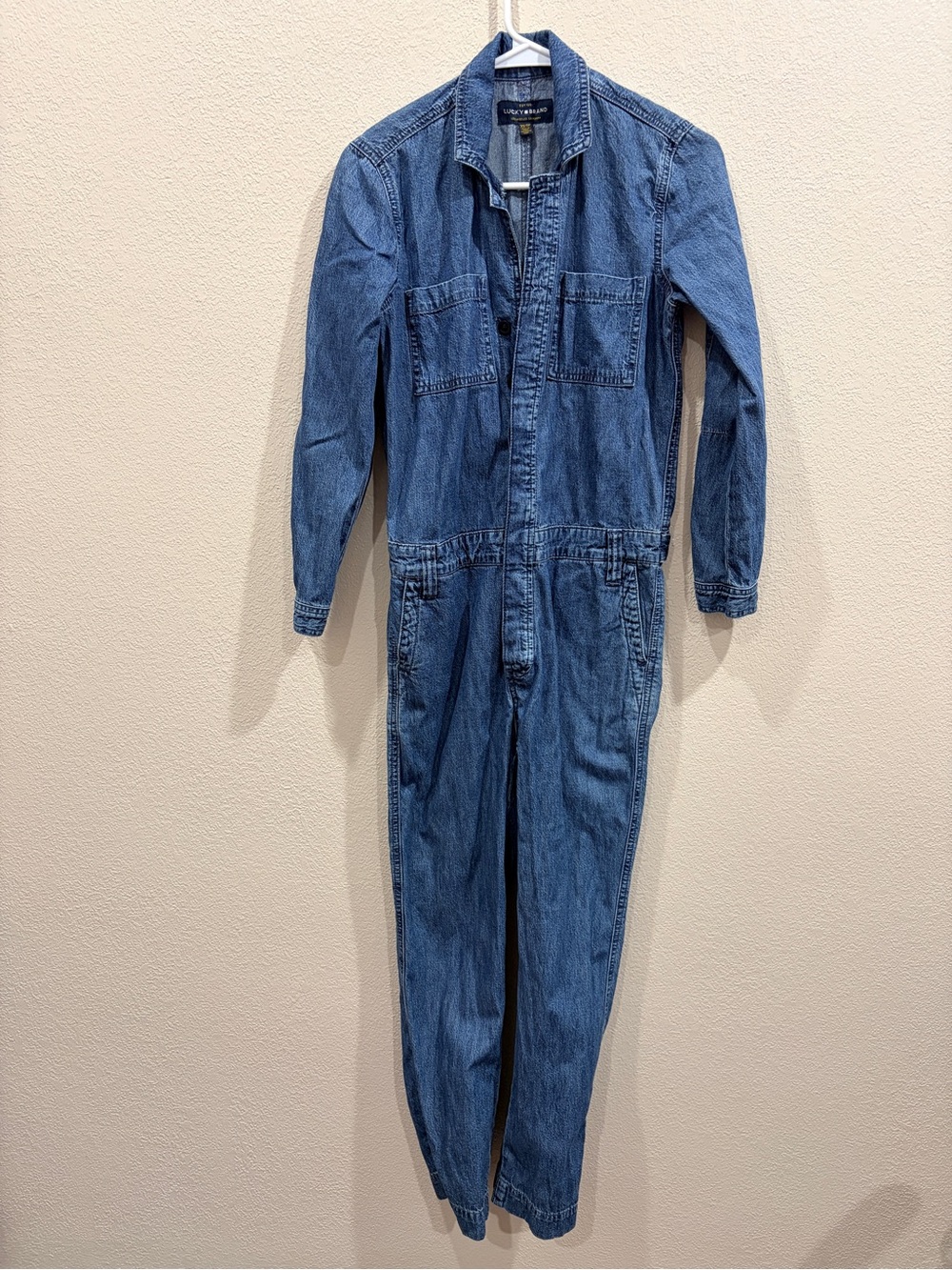 Lucky Brand Women’s Denim One-Piece Jumpsuit - Blue